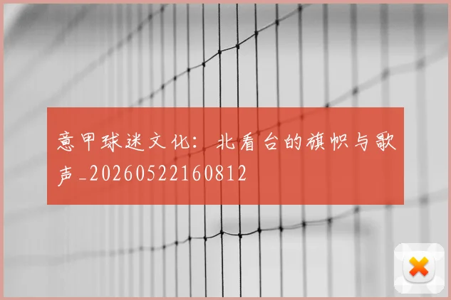 意甲球迷文化：北看台的旗帜与歌声_20260522160812